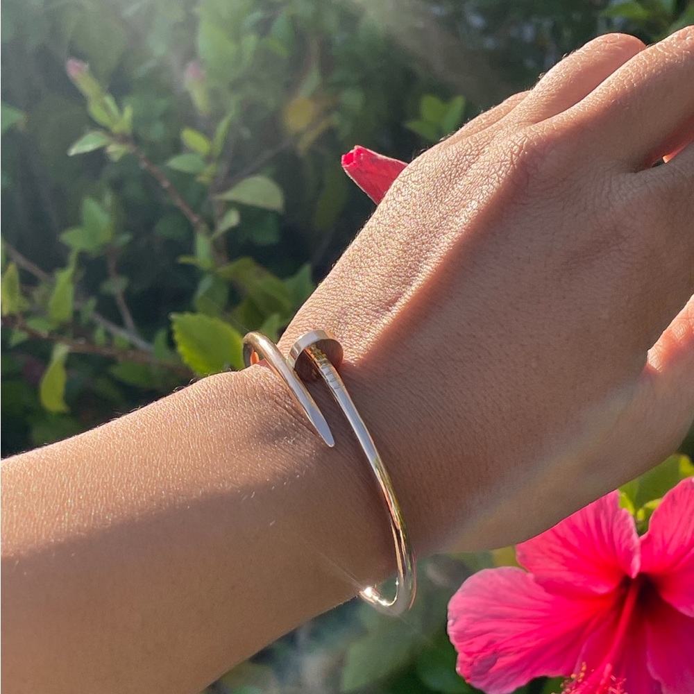 Juste un Clou bracelet, 18K rose gold (750/1000). Width: 3.5 mm (for size 18).